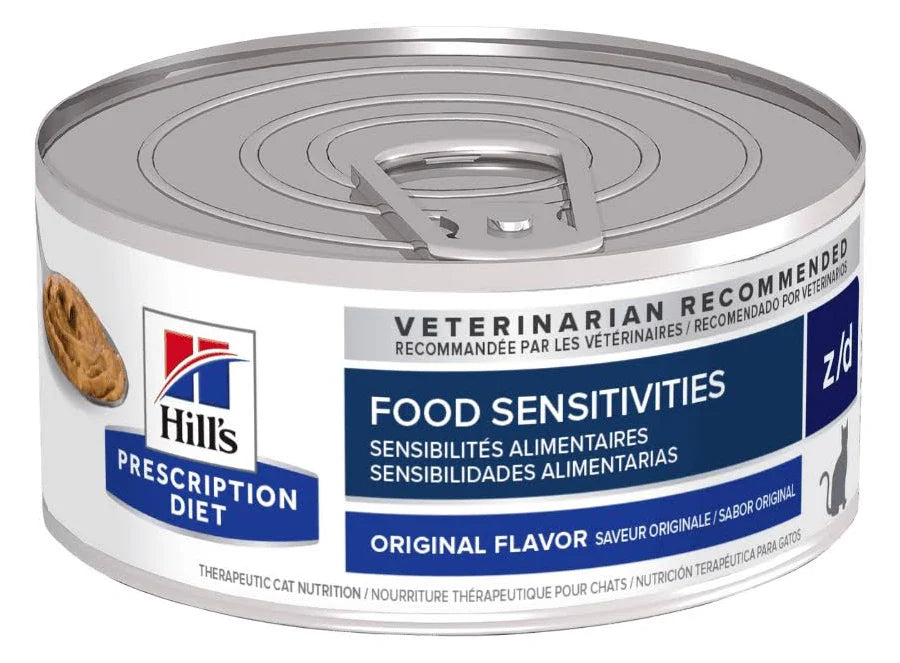 Hill's Prescription Diet z/d Comida Húmeda para gato sensibilidades alimentarias 5,5 Oz (156g)