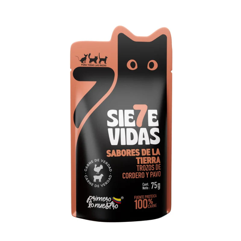 7 Vidas Alimento húmedo para gatos – Sabores de la Tierra