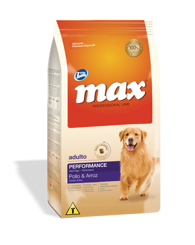 Promoción Comida para perro Max Performance Adulto Pollo 22Kg