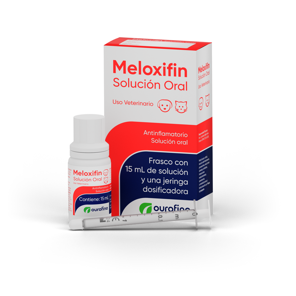 Antiinflamatorio para perro y gato Meloxifin solución oral 15 ml