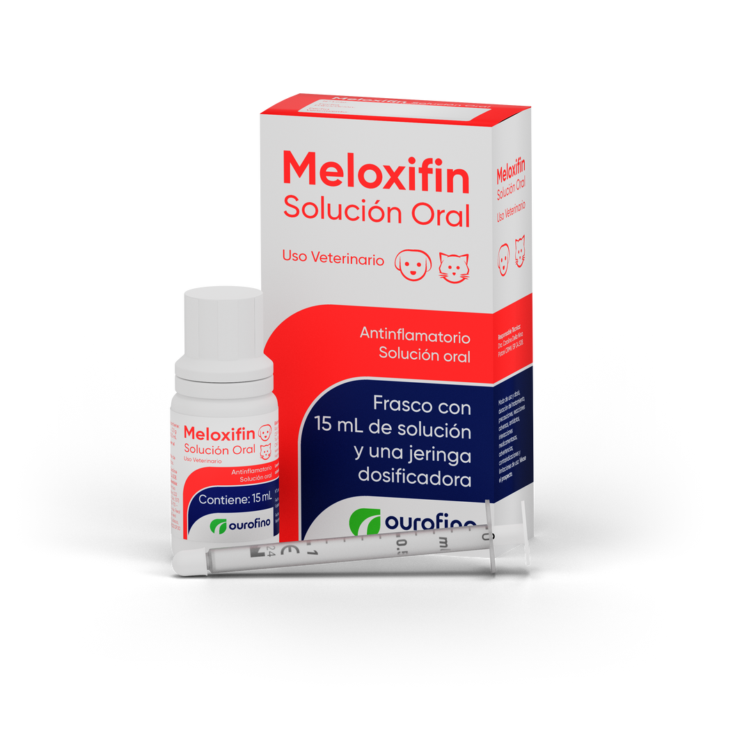 Antiinflamatorio para perro y gato Meloxifin solución oral 15 ml