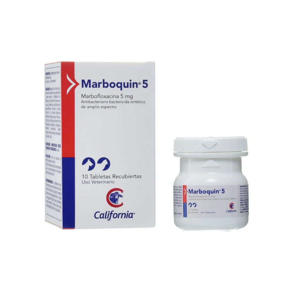 Marboquin 5 Mg Tab Rec Fco x 10 Tab