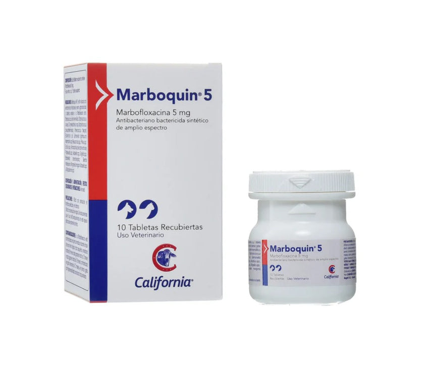 Marboquin 5 Mg Tab Rec Fco x 10 Tab