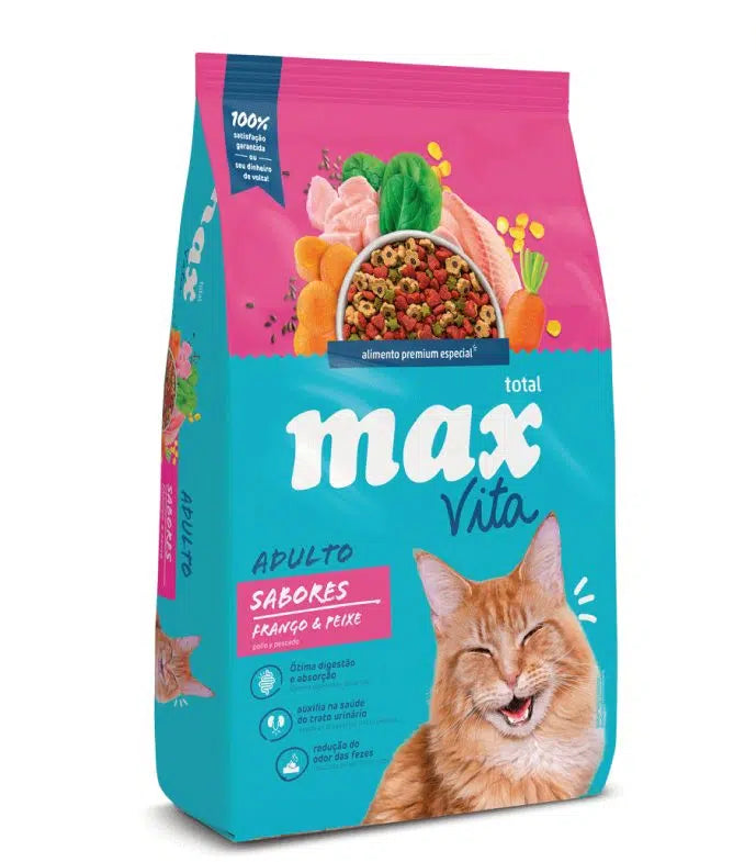 F Max Vita Gato Ad Frango Y Peixe X