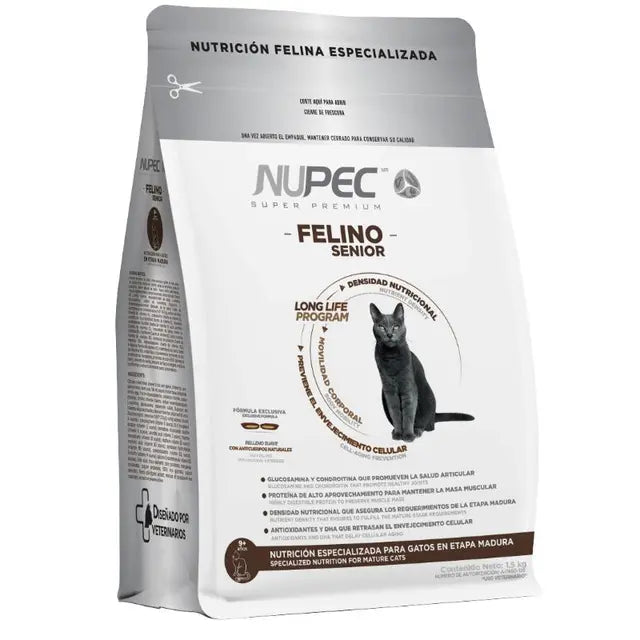 Alimento Seco para Gato Nupec Senior X 1.5 KG