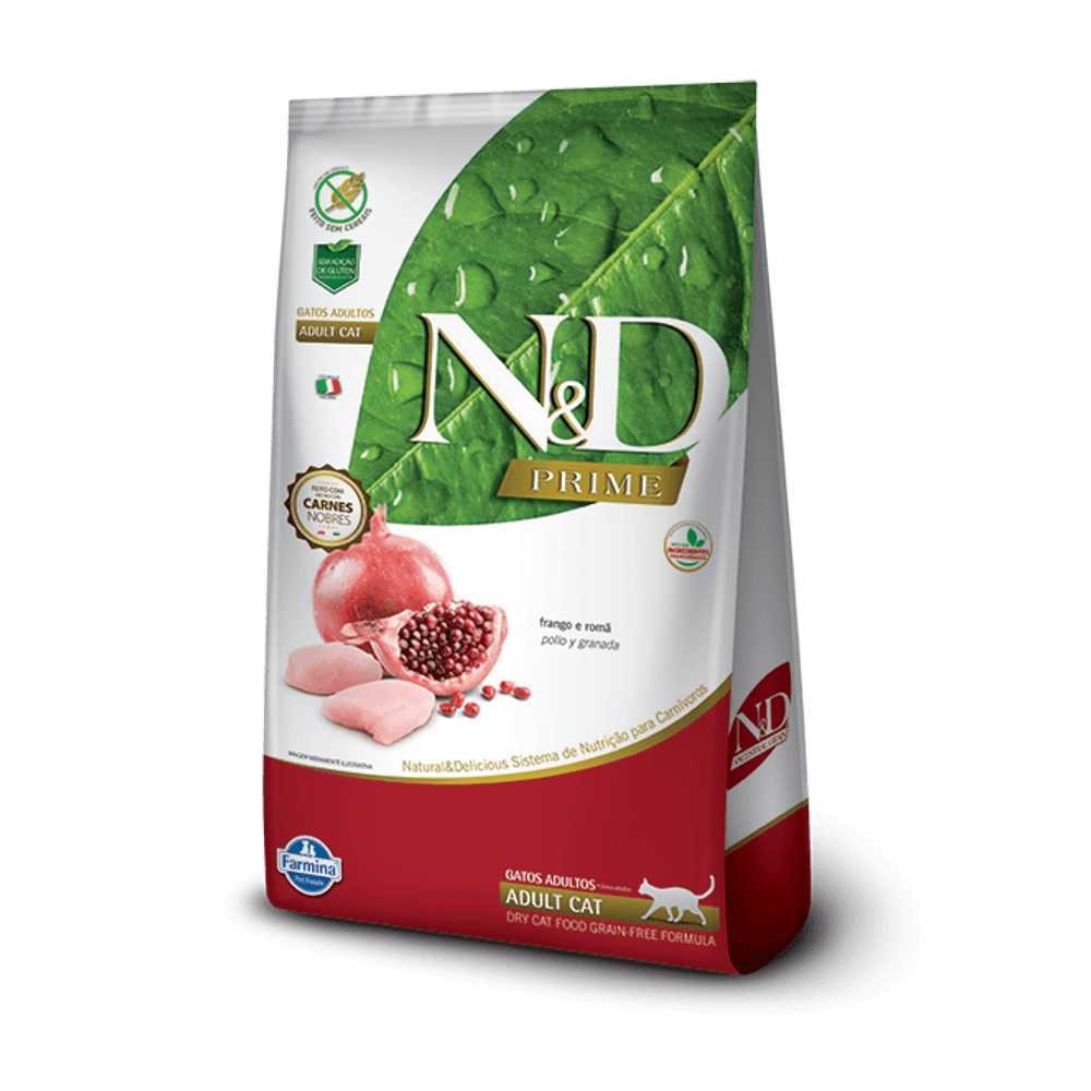 N&D Prime Fel Frango Adto x 7,5 Kg