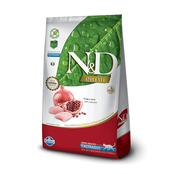 N&D Prime Feli Frango Adulto Castrado x 1.5 Kg