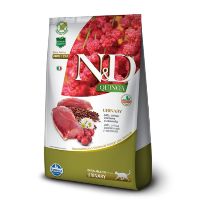 N&D Quinoa Felie Adult Urinary Pato x 7,5 Kg