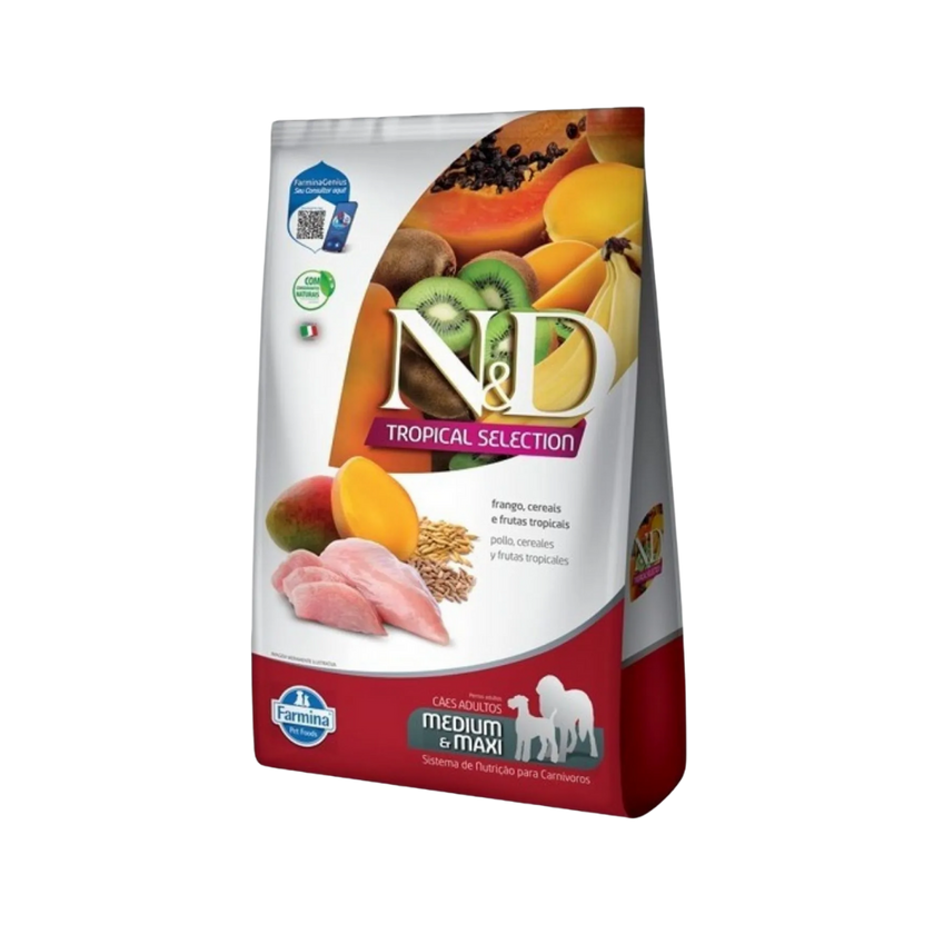 Alimento para perros N&D Tropical Can Adulto Medianos y Maxi Salmon