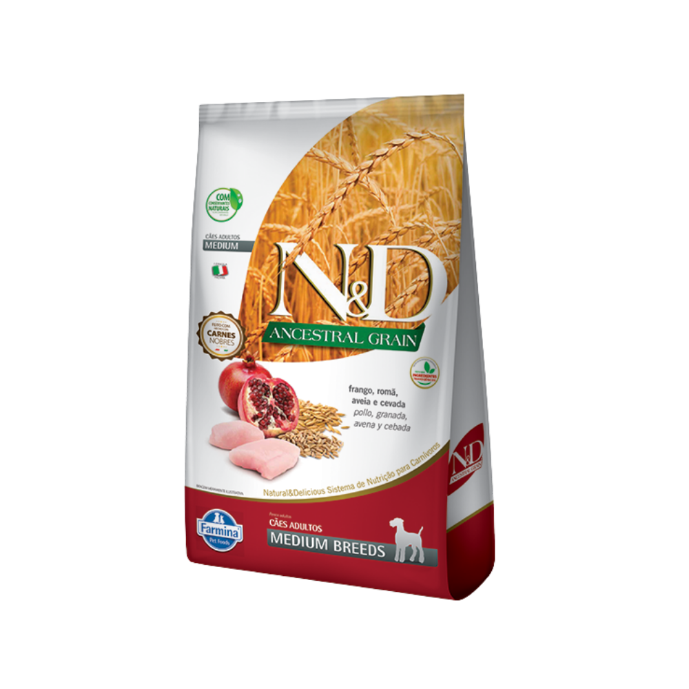 N&D Ancestral Can Frango Adult Medium x 2,5 kg