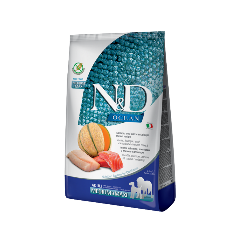 N&D Ocean Can Puppy Med Maxi Salmao 2,5 kg