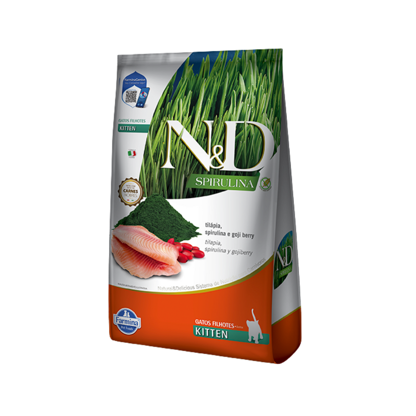 N&D Spirulina Fel Kitten Tilapia x 1,5 Kg
