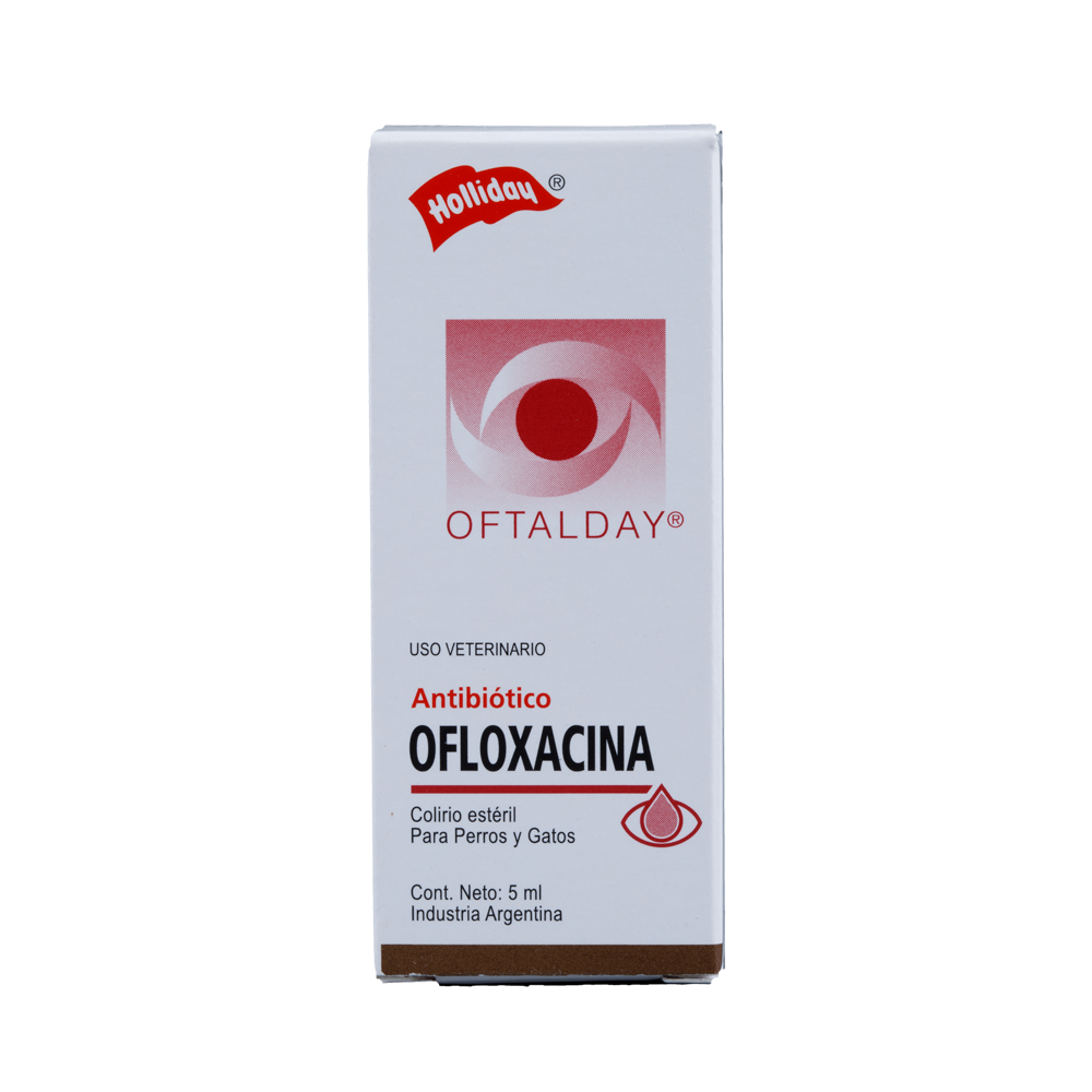Antibiótico Ofloxacina Colirio Gotas Perros y Gatos 20ml