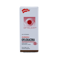 Antibiótico Ofloxacina Colirio Gotas Perros y Gatos 20ml