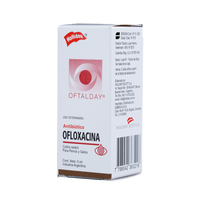 Antibiótico Ofloxacina Colirio Gotas Perros y Gatos 20ml