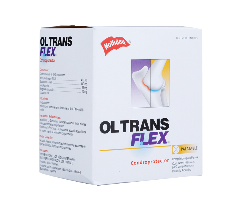 Suplemento Ol Trans Flex para Perros 70 Comprimidos