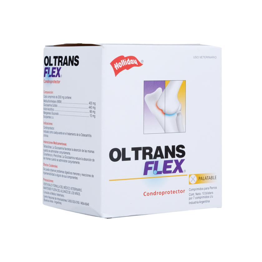 Suplemento Ol Trans Flex para Perros 70 Comprimidos