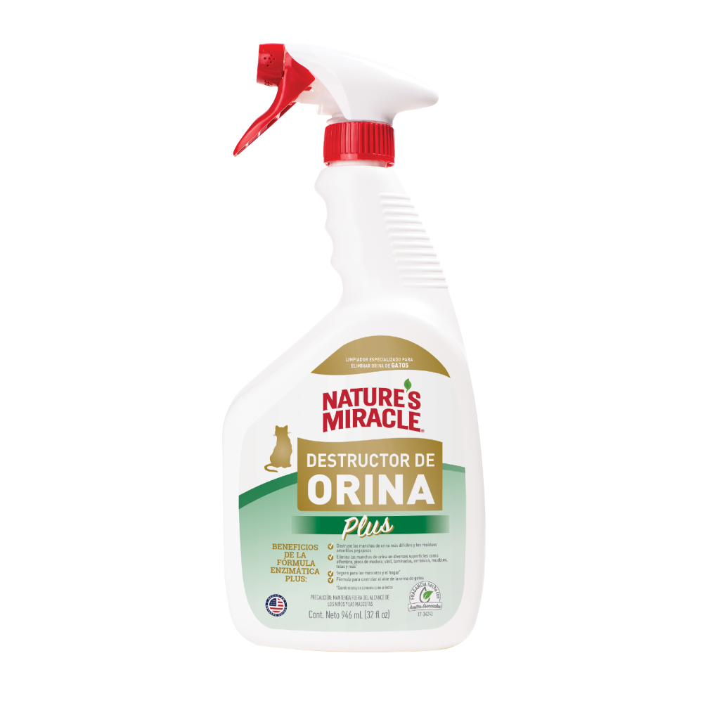 Espuma Destructora De Orina Gato Nature Miracle 32 Oz