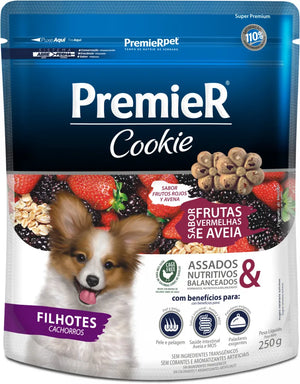 PREMIER COOKIE DOG PUPPY FRUTOS ROJOS AVENA  250G