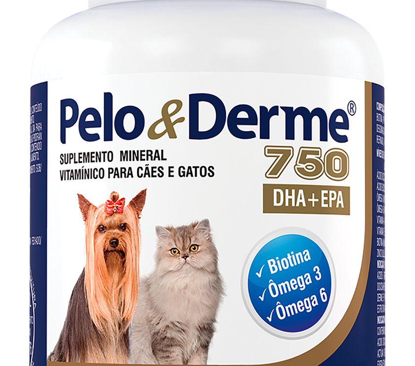 Suplemento para Perros y Gato Pelo y derme 60 capsulas