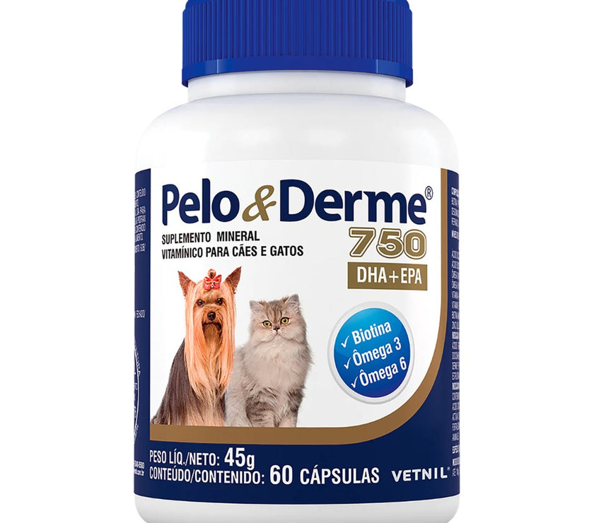 Suplemento Pelo & Derme Para Perro Y Gato