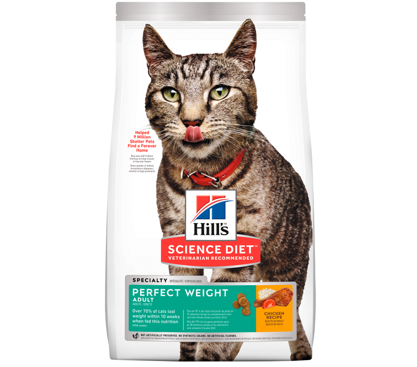 Comida para gato Hills Adulto Peso Perfecto 3Lbs