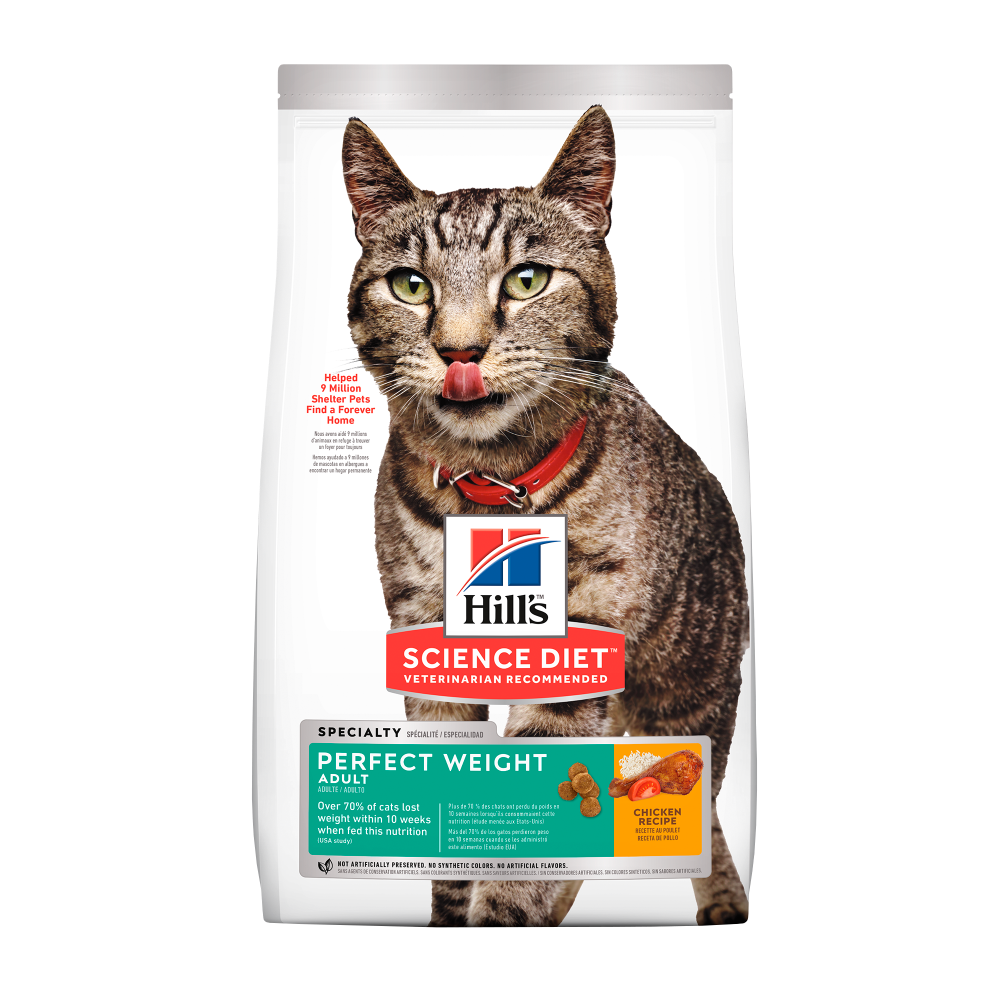 Comida para gato Hills Adulto Peso Perfecto 3Lbs