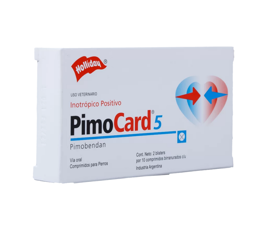 Pimocard Perros 5mg 20 Tabletas