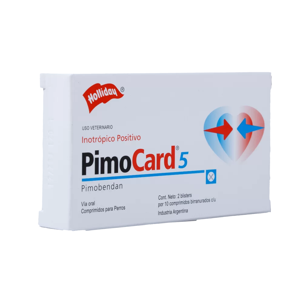 Pimocard Perros 5mg 20 Tabletas