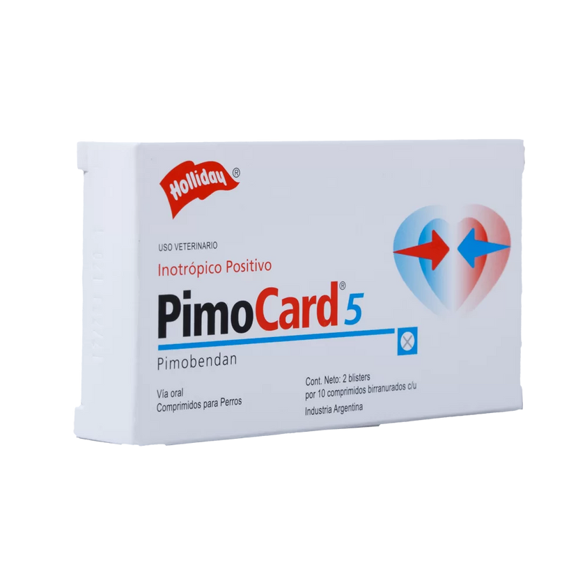 Pimocard Perros 5mg 20 Tabletas