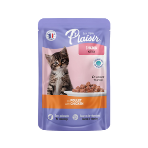 Plaisir Gatito: Alimento húmedo - Trocitos con pollo en salsa