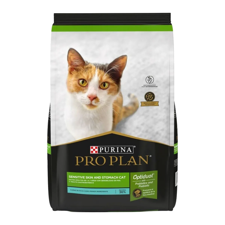 Proplan Cat Sensitive And Stomach/pavo prebiótico 3,5 KG