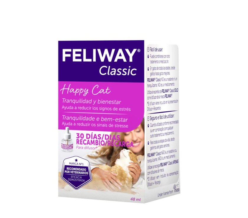 Recarga Difusor para gato Feliway Classic  48 ml