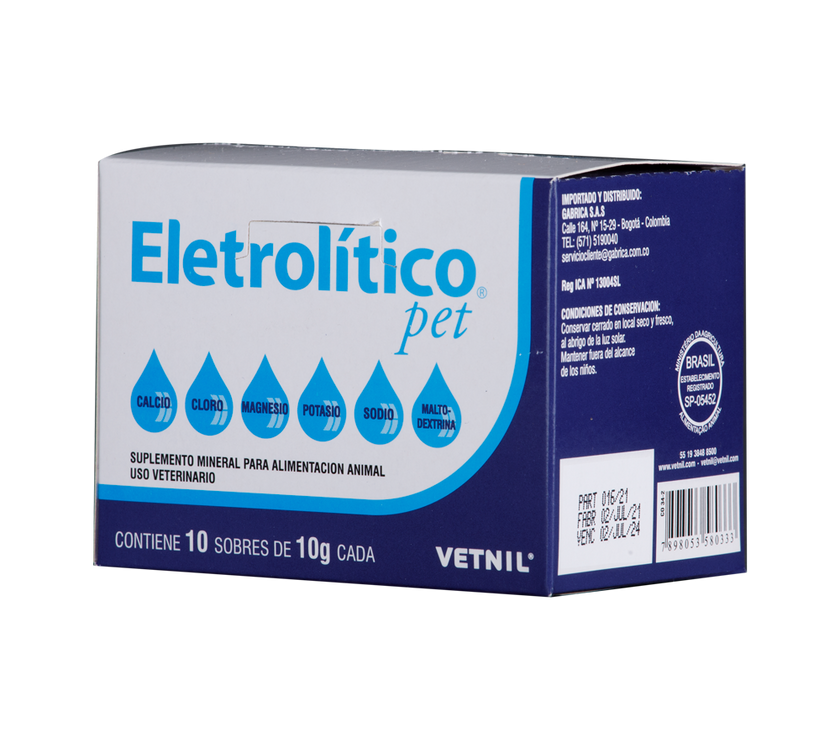 Rehidratante Electrolitico pet 10G
