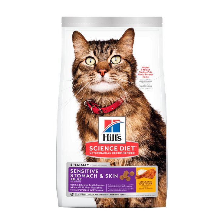 Comida para gato Hills Estomago y piel Sensible 3,5 Lbs