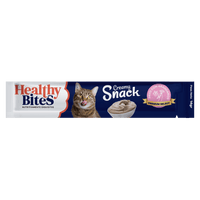 Snack Cremoso para Gato Healthy Bites sabor Pavo y arandanos 56 gr sobre por 4 unidades