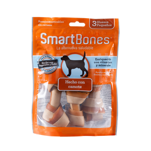 Snack para perros pequeños Smartbones Sweet Potato 3 Und