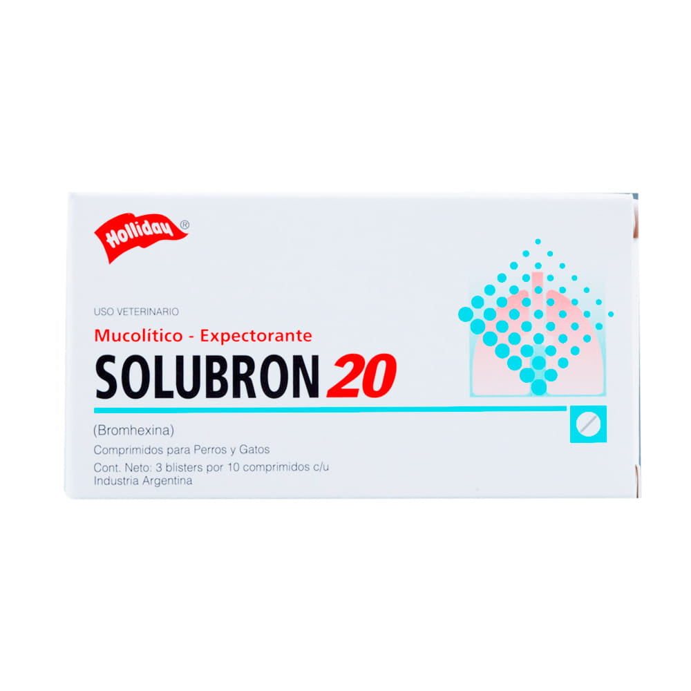 Solubron 20mg 30 Tabletas