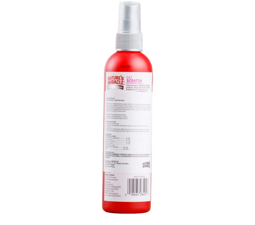 Spray Antiarañazos Gato Nature Miracle 8 Onz
