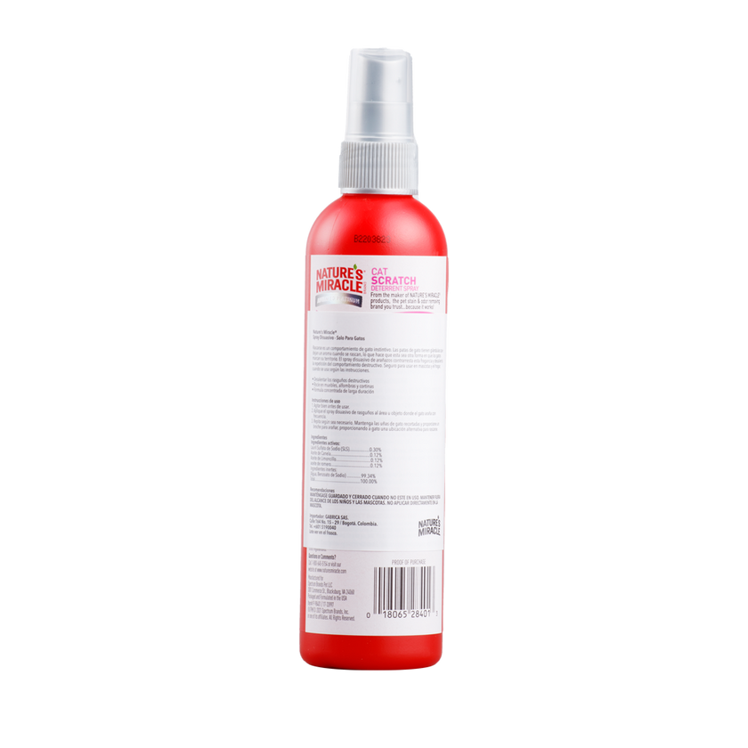 Spray Antiarañazos Gato Nature Miracle 8 Onz