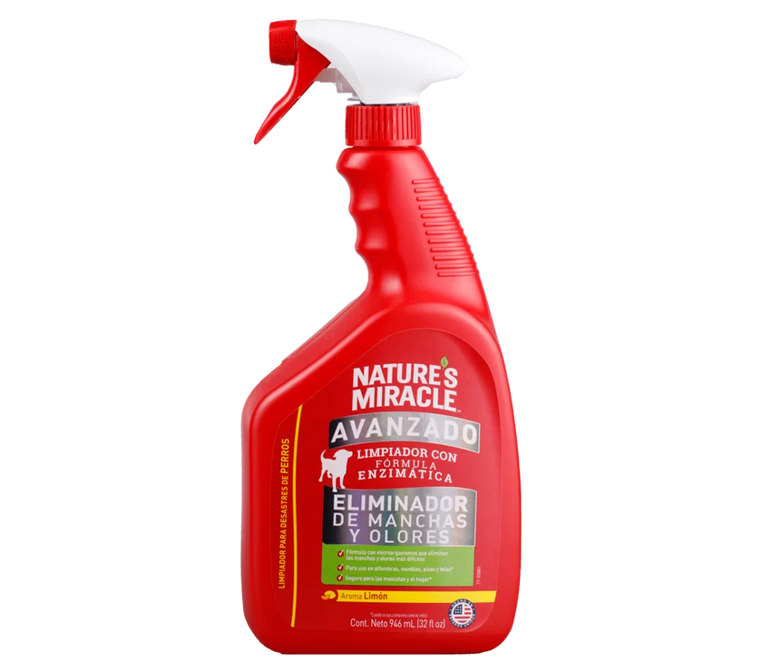 Spray Eliminador de Manchas y olores Nature Miracle 32oz