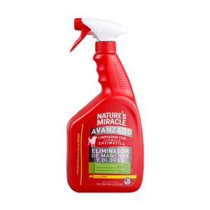 Spray Eliminador de Manchas y olores perro Nature Miracle 32oz