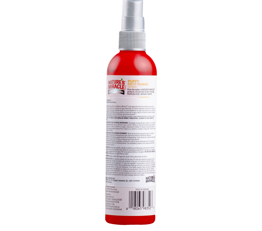 Spray Entrenamiento Para Orinar Perro Nature Miracle 8 Onz