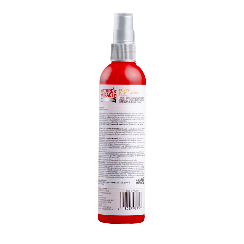 Spray Entrenamiento Para Orinar Perro Nature Miracle 8 Onz