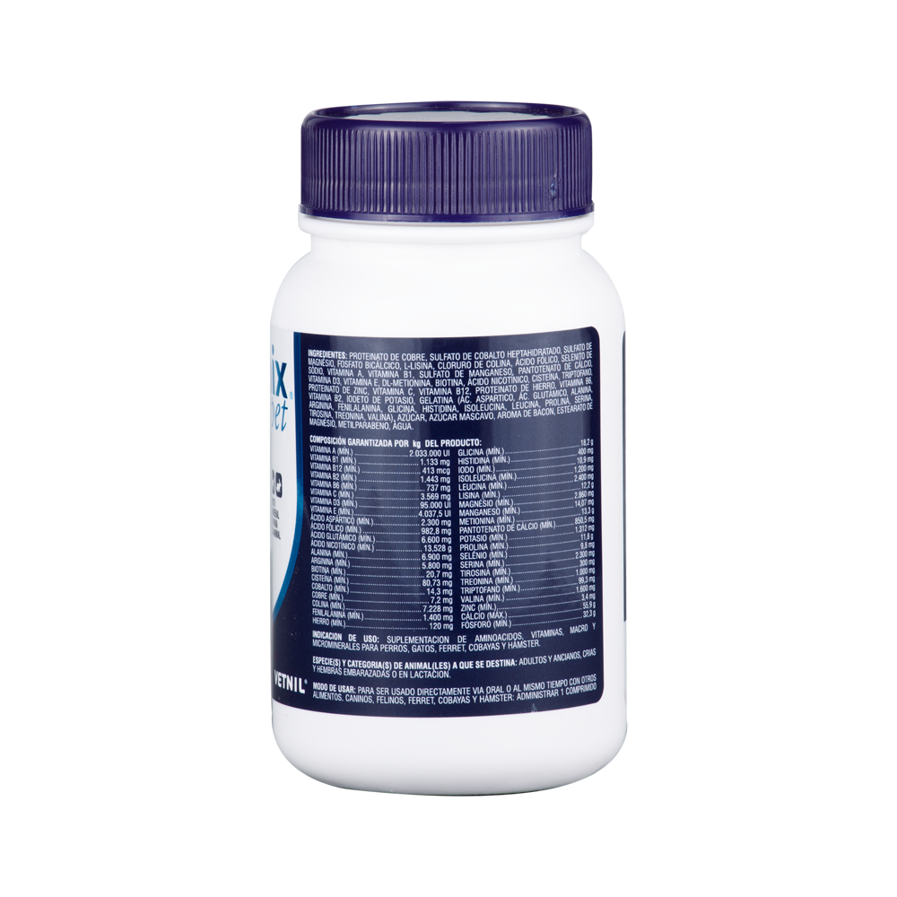 Suplemento Aminomix Pet para Perro y Gato 120 capsulas