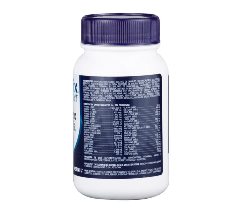 Suplemento Aminomix Pet para Perro y Gato 120 capsulas