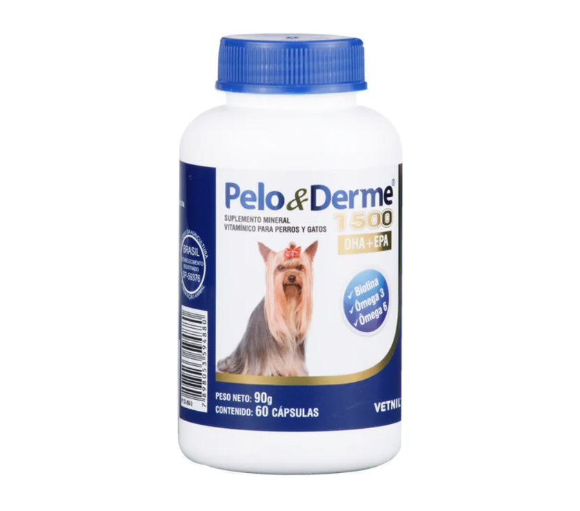 Suplemento Pelo & Derme Para Perro Y Gato