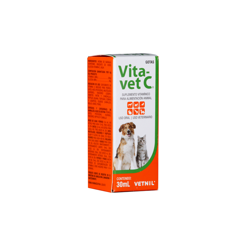 Suplemento Vita-Vet C para Perros y Gatos 30ML