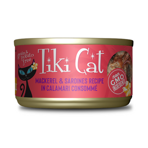 Tiki Cat Grill Caballa Y Sardina Lata