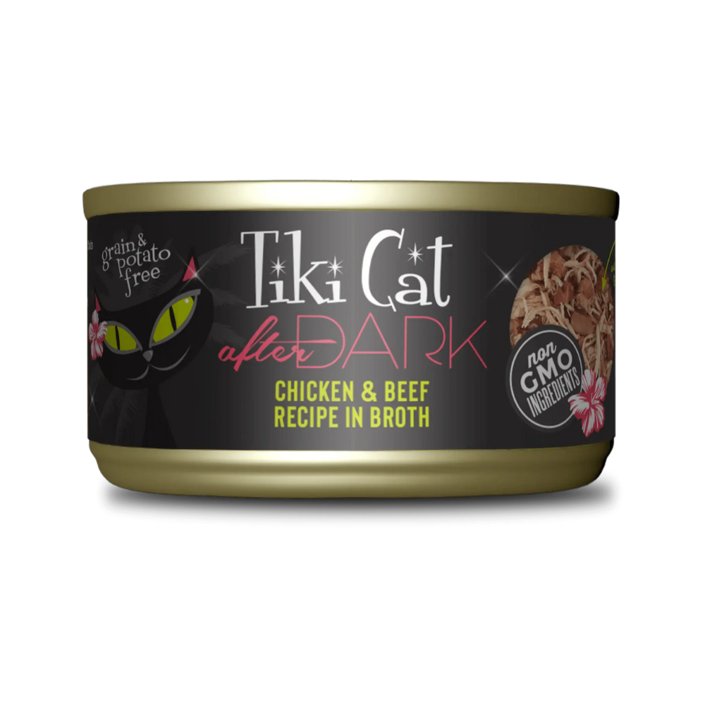 Tiki Cat After Dark Pollo y Carne Lata